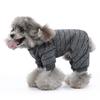 Ropa de Verano para Perro Transfronteriza de Cuatro Patas Ropa para Casa Pijamas Rayados para Casa Pijamas Delgados de Verano para Mascotas Ropa para Cachorros