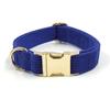 Collar para mascotas con hebilla dorada y lazo de cuerda de tracción, cofre y taburete para perro, lote transfronterizo.