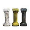 Fornecedor de Fabricante Suportes de Vela Coluna Romana Estilo Europeu Cerâmica, Decorações de Atmosfera para Hotel Villa, Suportes de Vela, Decorações de Coluna Romana