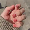 Parches de Uñas Desgastables Personalizados, Uñas Desgastables de Alta Gama, Parches de Uñas Cortos Pintados a Mano, Parches Desgastables para Manicura al por Mayor
