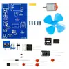 Wulu Electronics NE555 Controlador de Velocidade por Modulação por Largura de Pulso para Motor DC Circuito de Treinamento Kit DIY para Soldar