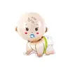 Serie de bebés de dibujos animados Azul Rosa bebé niño y niña alimentación con biberón para pies cochecito de bebé Troyano decoración linda de cumpleaños