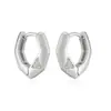 Pendientes Geométricos Aogu Fashion Sencillos Chapados en Cobre Oro de 18 Quilates Circonita para Mujer Nicho Versátiles Pendientes para Ropa de Trabajo Nuevos Productos Transfronterizos