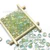 Rueda de Cuentas Planas Graduadas de Cristal de 8 mm Material para Accesorios de Pulsera y Collar de Cuentas Sueltas Hecho a Mano para DIY