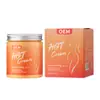 Crema Firmeza Personalizada Crema Caliente Adelgazante Crema de Masaje Caliente para Levantar y Tonificar Todo el Cuerpo, Crema Modeladora y Adelgazante Corporal