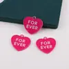 Etiqueta Acrílica de Carta de Amor en Inglés de Doble Cara Llavero Hecho a Mano Colgante Materiales para Joyería Accesorios