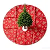 Nova saia de árvore de Natal para decoração de feriado transfronteiriça, decoração redonda para base de árvore, circunferência da saia da árvore, saia de árvore de Natal 120 cm