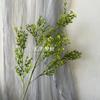 Boda Estilo Coreano con Plantas Verdes Frescas, Decoración de Ramo de Flores Atado a Mano de Graduación, Arreglo Floral, Decoración de Flores Artificiales Estilo Jardín Monet Estilo Bosque