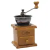 Molino de Café de Madera Maciza Clásico Retro con Manivela y Núcleo Cerámico Ajustable Transfronterizo