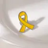 Broche de Cinta de Lazo en Forma de Corazón Pin Antiexposición Venta al por Mayor Transfronteriza Personalización Ligera