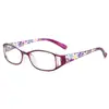 Gafas de Lectura para Personas Mayores, Gafas Estampadas de Moda para Dama para Leer Puestos Callejeros, Telescopios Nuevos, Gafas de Lectura Sencillas y Elegantes para Leer el Mundo