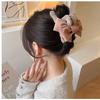 Clip de peluche de oso bonito para otoño e invierno, clip de tiburón para niña, clip grande para el cabello, clip para el cabello con cuerda, accesorios para el cabello para mujer