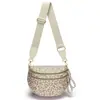 Bolsa Tendência de Ombro Único para Mulheres, Nova Moda Versátil em Tecido Oxford de Grande Capacidade Formato Concha, Bolsa Transversal Casual Leve