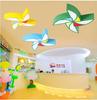 Lámpara de araña LED para jardín de infantes con letras, lámpara personalizada creativa con forma de parque infantil para niños, lámpara de techo para lugar de educación temprana