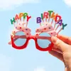 Gafas de Foto para Fiesta de Cumpleaños Decoración de Girasol de Dibujos Animados para Niños Accesorios Divertidos Juguete Lindo