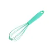 En Stock Batidor de Huevos Manual de Silicona y Acero Inoxidable de 6 pulgadas Batidor de Huevos Mini Mezclador de Mango Multifuncional de Mano