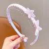 Diadema de Estrella de Mar para Niñas, Diadema Estilo Océano Azul, Diadema sin Daños con Dientes, Pinza para el Cabello Antideslizante para Niñas Pequeñas
