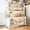 Painel Perfurado Armazenamento de Brinquedos Infantis Mesa de Alimentação Lanches Aparador da Sala de Estar Mesa de Suplemento Alimentar para Bebês Armário de Armazenamento de Louças