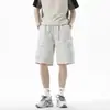 An Yang 2026 Verano Nueva Ropa de Trabajo Pantalones Cortos con Cordón Pantalones de Cinco Puntos Multibolsillos Ligeros Transpirables Casuales de Longitud Media Transfronterizo