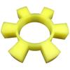 Acoplamiento Almohadilla Hexagonal de Poliuretano Resistente a Altas Temperaturas Tipo T Tendón de Res Flor de Ciruelo Anillo Elástico Almohadilla Amortiguadora Absorbe Golpes Pegamento para Rueda