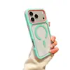 Funda tres en uno con tacto de piel apta para iPhone 18 Pro Max, funda de teléfono anticaídas en las cuatro esquinas, cubierta protectora magnética de alta transparencia para Apple 17