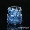 Taza de Flores Secas con Forma de Nube Venta al por Mayor Transfronteriza, Taza de Beber Creativa en Espiral de Alta Estética, Taza de Doble Pared de Vidrio de Borosilicato con Flores Reales