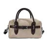 Nova bolsa Boston de camurça retrô 2026, uma bolsa de mão luxuosa, elegante e discreta para mulheres, perfeita como bolsa de ombro ou bolsa transversal