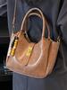 Bolsa Feminina Moda Retrô Lazer Comutador Bolsa de Mão Simples Bolsa Cesta de Legumes 2025 Nova Tendência Moda Bolsa Transversal