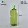 Frasco de Detergente para Louça 1,3L Bomba Pressora Produto Químico de Uso Diário Frasco Vazio Frasco Rede para Louça 1,29 Litro Frasco Verde de Detergente para Louça