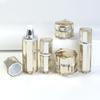 Botella de Crema Facial Loción Diamante Octagonal 30/50g Botella Dispensadora de Emulsión de Agua 30/50/100ml Set de Botellas Pequeñas Vacías