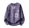 Nova blusa de moletom masculina de outono, camisa básica de gola redonda com corte solto, marca da moda 2026 nova blusa de moletom masculina de manga longa