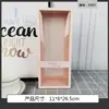 Día del Maestro flor eterna Flor jabón flor rosa caja de regalo transparente caja vacía PVC cartón blanco ventana totalmente transparente