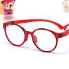 Gafas para miopía para estudiantes de primaria ultraligeras con filtro de luz azul para clase en línea, silicona bicolor, ligeras y suaves, nuevas, sin graduación, lente plana