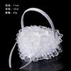 Novo Mini pequeno anel travesseiro caixa criativa portátil adereços de casamento caixa de anel pequeno diamante branco decoração fábrica atacado