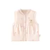 Chaleco Acolchado de Algodón para Bebé para Proteger el Vientre, Temporada de Otoño e Invierno, Chaqueta sin Mangas para Niños de 120 g, Top Cálido Acolchado de Algodón