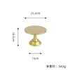 Soporte para tartas de hierro dorado transfronterizo, expositor bajo para tartas, mesa de postres, plato para tartas, accesorios para bodas, soporte para tartas, traje