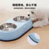 Comedero para perros, tazón para comida de perro, tazón doble de acero inoxidable para comida y agua de perro, comedero para perros antiderrames, tazón para gatos, tazón doble para mascotas