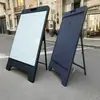 Cafeteria Outdoor à Prova de Vento com Enchimento de Água Painel Publicitário Suporte de Cartaz de Água Painel de Exibição Portátil Vertical