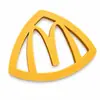 Pegatina de Coche Maybach de McDonald's Decoración Creativa Impresa en 3D Estilo de Vida Maybach Imán para Nevera Pequeño Regalo