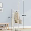 Perchero de madera maciza para la sala de estar, colgador de ropa y bolsos de pie, estante de almacenamiento de ropa simple y moderno estilo rama de árbol para el hogar y el dormitorio
