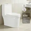 Venda Direta de Fábrica de Vasos Sanitários Cerâmicos de Tubo Grande, Vasos Sanitários com Sifão, Vasos Sanitários de Descarga Comum, Jinbaisheng Banheiro 8102