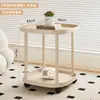 Mesa Auxiliar para Sofá, Mesa de Centro Móvil, Estante de Almacenamiento, Mesita de Noche para Dormitorio, Mini Gabinete Auxiliar de Moda para Apartamentos Pequeños