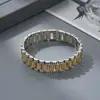 Pulseiras de Relógio Europeias e Americanas Mais Vendidas, Pulseiras de Relógio Minimalistas Populares, Pulseiras de Aço Titânio Gravadas a Laser, Acessórios de Mão Modernos e Estilosos