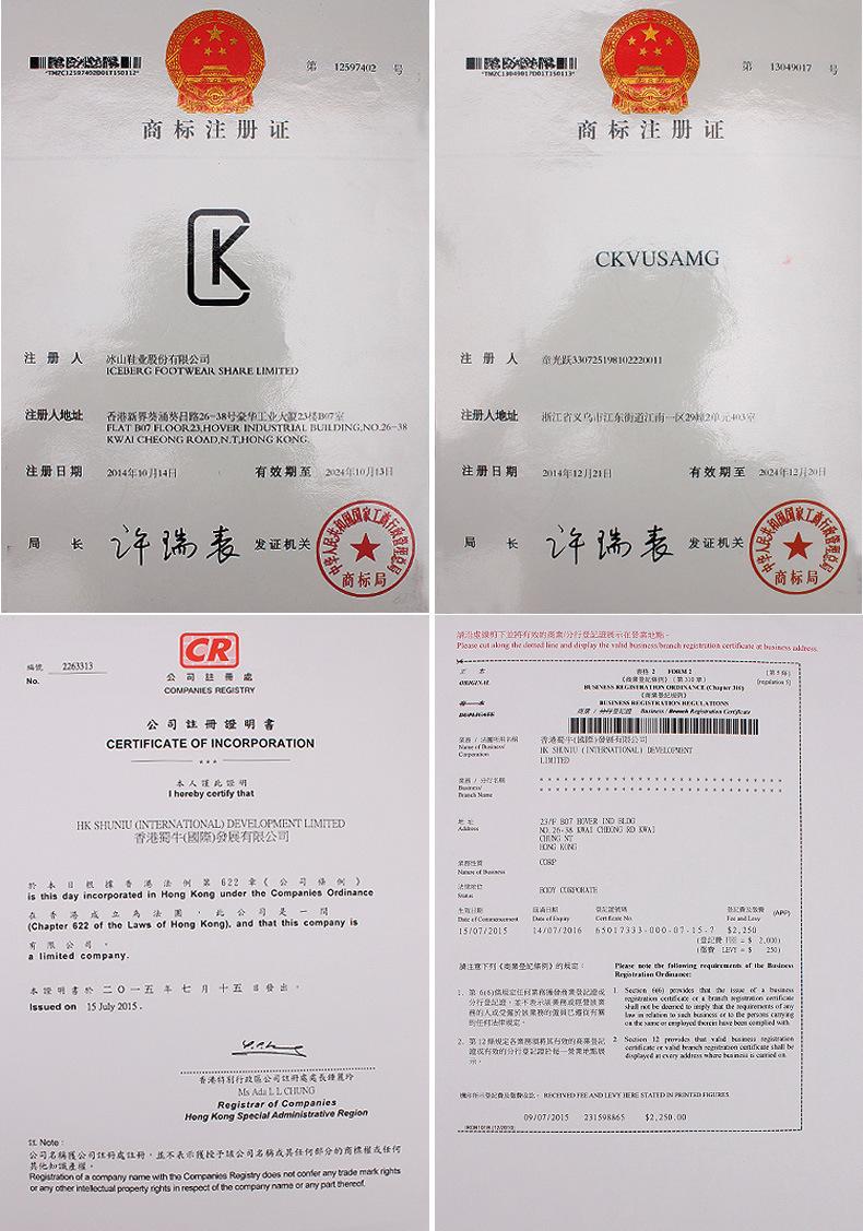 品牌证书