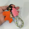 Colgante llavero de cuero Año del Caballo, un práctico regalo de Año Nuevo con temática de caballo zodiacal, un amuleto de la suerte y una correa para teléfono de aleación de zinc