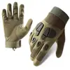 Luvas de Dedo Inteiro para Fãs Militares Transfronteiriços Masculinas Antiderrapantes Resistentes ao Desgaste Casca Dura Esportes ao Ar Livre Luvas para Pilotagem de Motocicleta Luvas Táticas