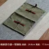 Bolsa de Tecido Estilo Chinês Inspirada em Zen, Porta-Lenços Vintage de Algodão e Linho Feito à Mão, Bolsa de Armazenamento, Capa de Tecido para Porta-Lenços Montada no Carro, Bolsa de Pano de Prato