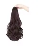 Peluca de Cola de Caballo Alta para Mujer con Pinza de Garra Grande, Rizos de Flor de Pera, Transformación de Cola de Caballo Alta, Cabeza Plana, Coronilla Alta, Extensión de Cabello, Herramienta Mágica de Peluca Natural