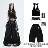 Ropa de jazz para niñas, trajes de jazz para actuaciones hip-hop infantiles, atuendos de street dance de moda para niñas con estilo