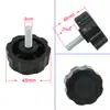 Tornillo de ajuste M8, tornillo de ajuste M6, mango Torx, tornillo de apriete manual, tornillo con punta de goma, mango en forma de estrella